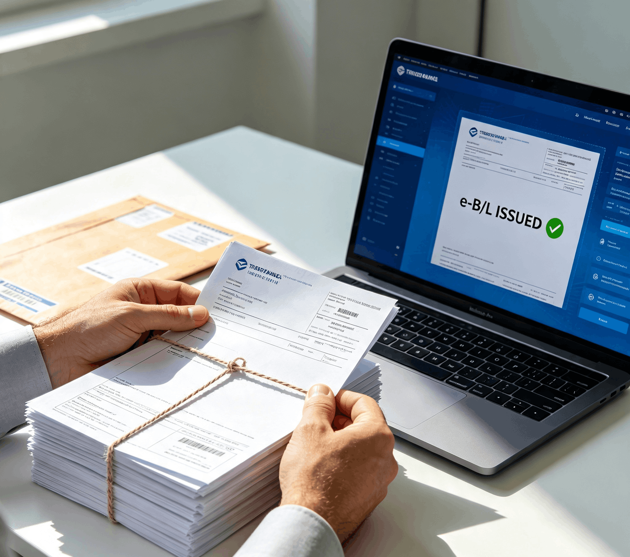 전자선하증권(e-B/L) 도입, 서류 5일이 몇 시간으로 줄어듭니다